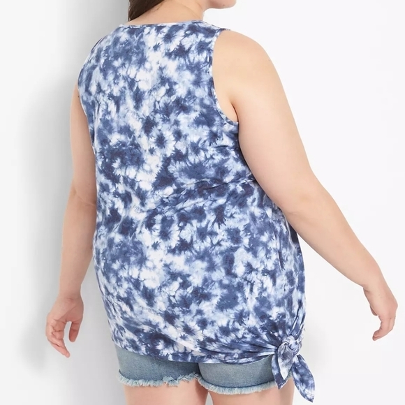 New Lane Bryant "USA" Tie-Dye Tank - Picture 3 of 10